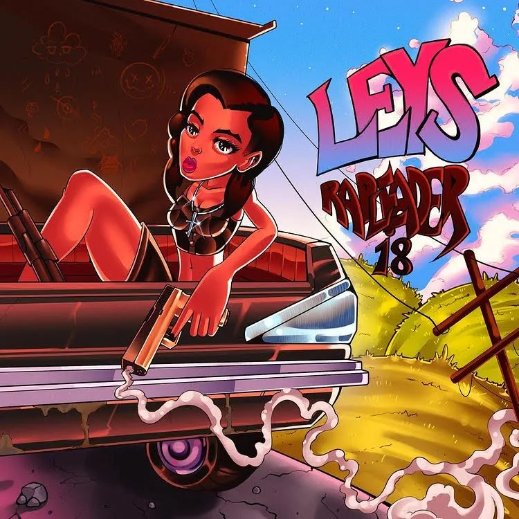 Pochette single de la colaboration Leys Rap leader 