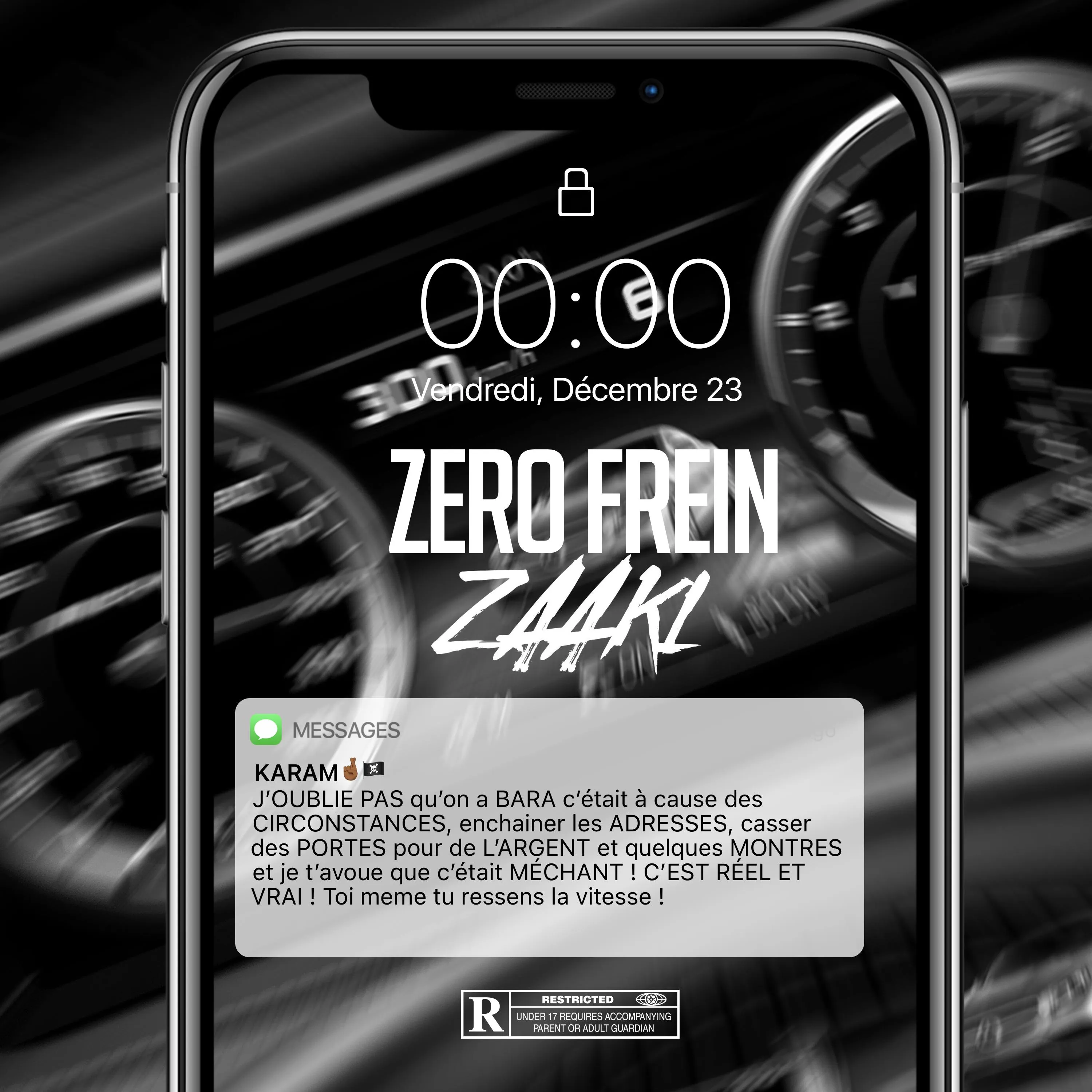 Pochette de l'EP de Zaaki Zéro Frein